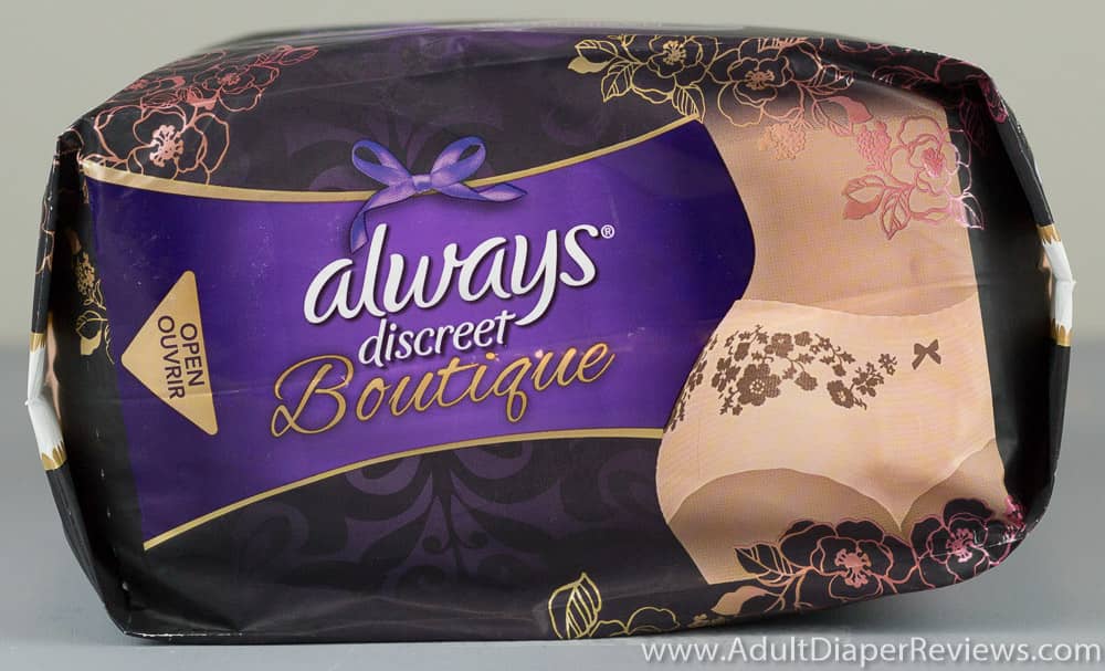 Always Discreet Boutique Underwear Small Medium Bag Top