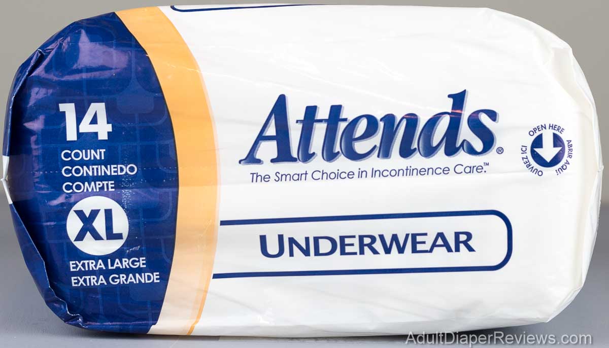 Attends Underwear Moderate Extra Large top of bag