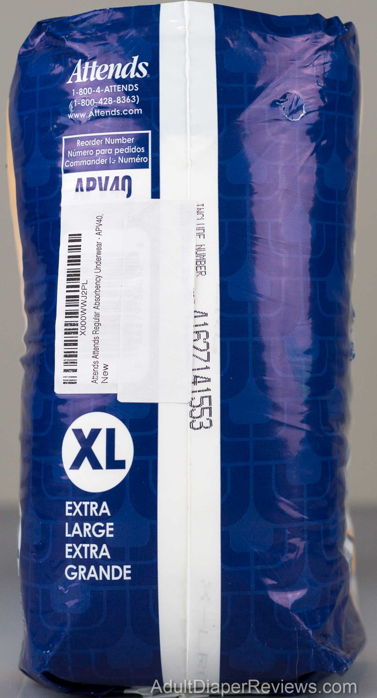 Attends Underwear Moderate Extra Large with UPC