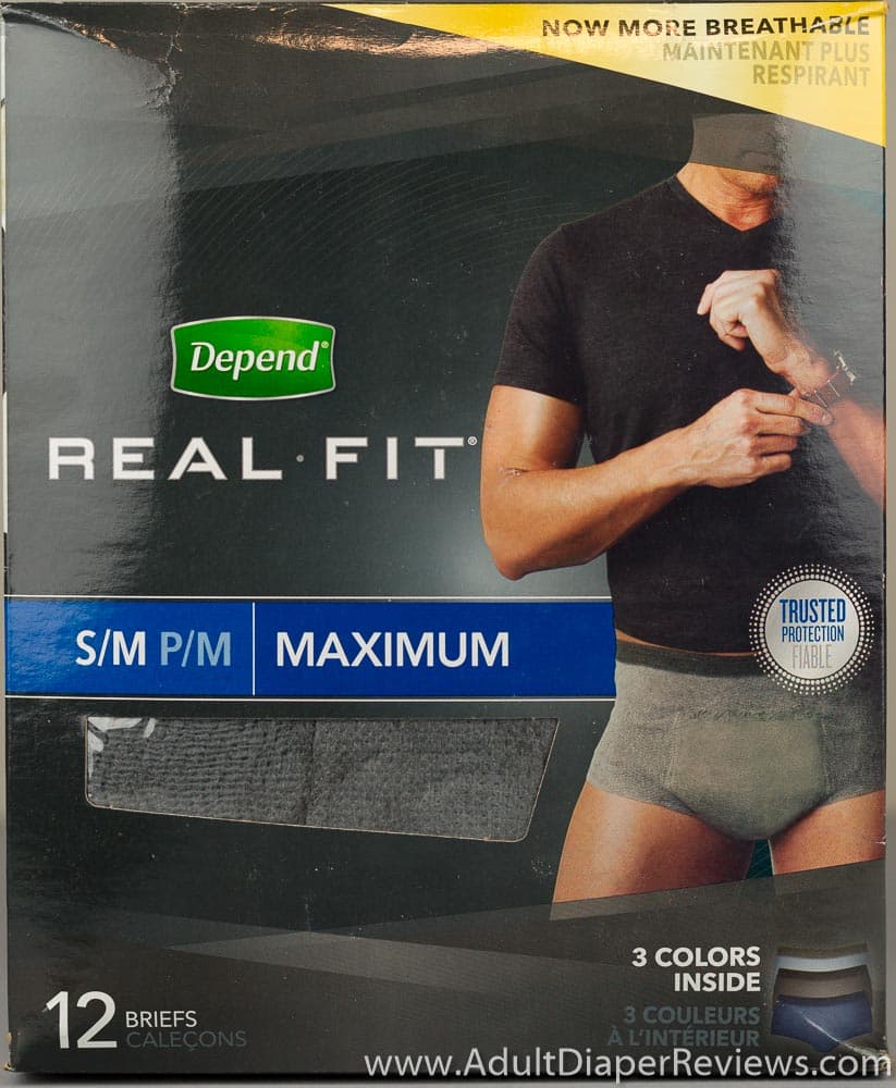 Depend Real-Fit Men Maximum Small Medium Adult Underwear