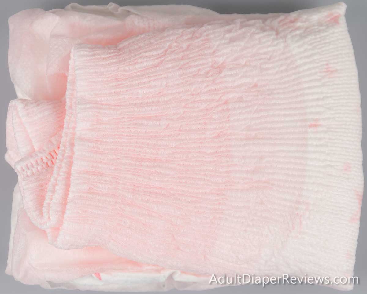 Top view of Unicharm underwear when pulled out of bag