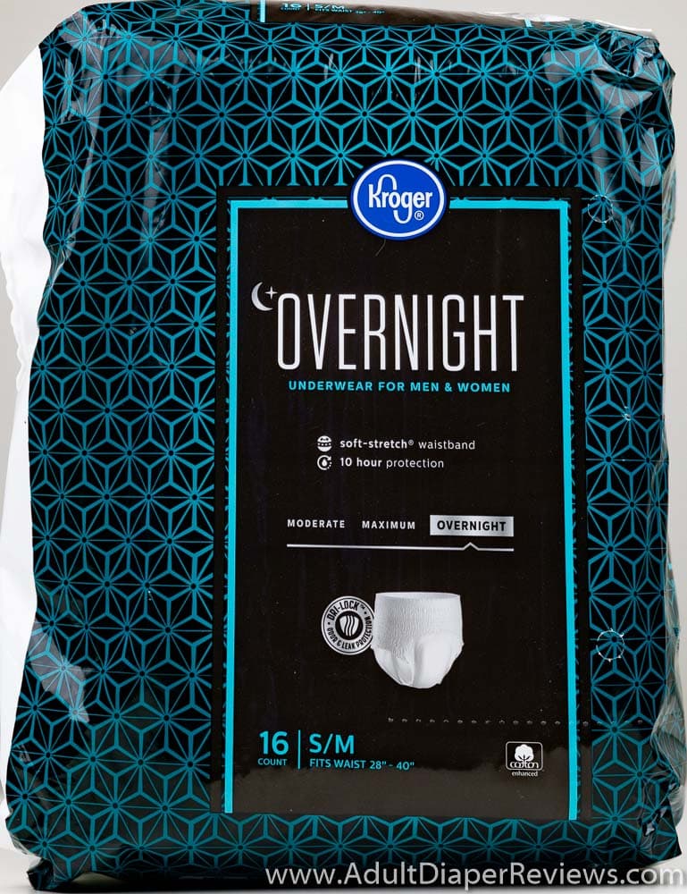 Product Review Kroger Overnight Underwear Small Medium