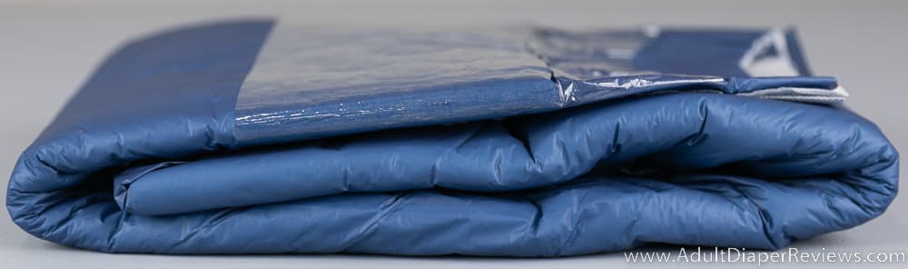 Northshore MegaMax Briefs Large Blue folded picture showing thickness