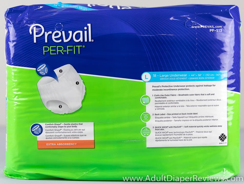 Product Review Prevail Per-Fit Large Extra Adult Diaper