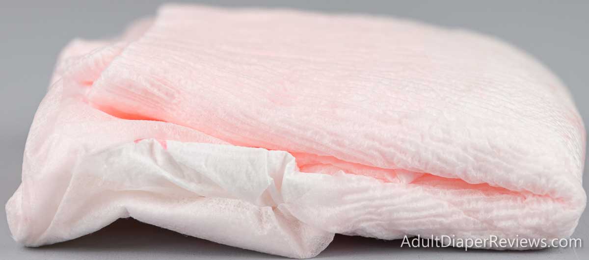 Side view of Unicharm underwear when pulled out of bag