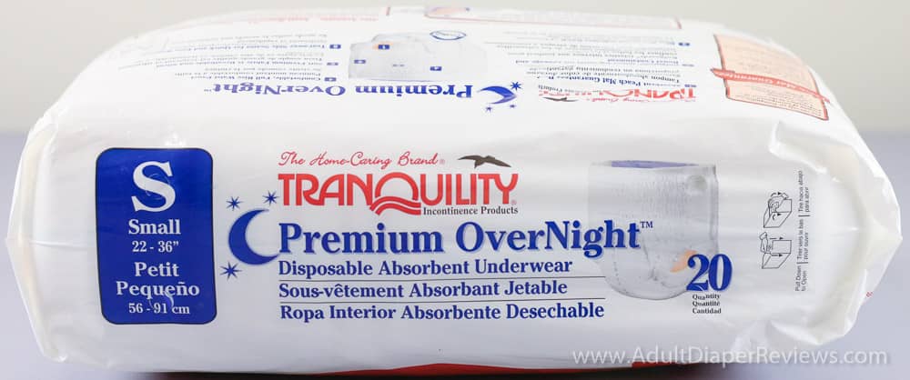 Tranquility Overnight Underwear Small Bag Top